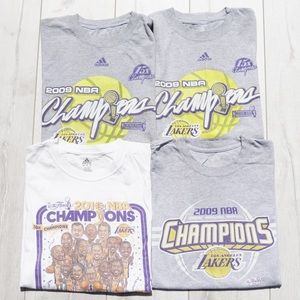 ADIDAS LA LAKERS CHAMPIONSHIP ROSTER T-SHIRTS